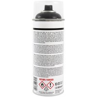 4x TECPO 1K Farbspray Anthrazit Teppich / Fußmatten, 400 ml