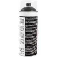 6x TECPO 1K Farbspray Anthrazit Teppich / Fußmatten, 400 ml + Sprühpistole