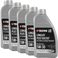 5L TECPO 5W-30 LONGLIFE PLUS MOTORÖL für VW...
