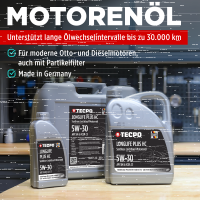 6L TECPO 5W-30 LONGLIFE PLUS MOTORÖL für VW...