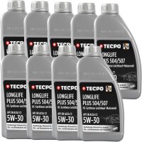 9L TECPO 5W-30 LONGLIFE PLUS MOTORÖL für VW...
