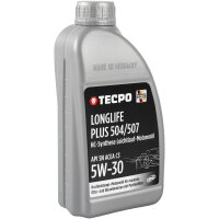 12L TECPO 5W-30 LONGLIFE PLUS MOTORÖL für VW 504.00 507.00 MB 229.31 229.51 BMW LL-04 C30