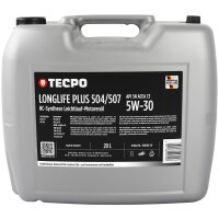 100L TECPO 5W-30 LONGLIFE PLUS MOTORÖL für VW 504.00 507.00 MB 229.31 229.51 BMW LL-04 C30