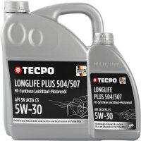 6L TECPO 5W-30 LONGLIFE PLUS MOTORÖL für VW...