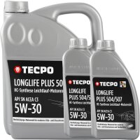 7L TECPO 5W-30 LONGLIFE PLUS MOTORÖL für VW...