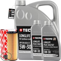 FEBI BILSTEIN Ölfilter + 7L TECPO 5W-30 LONGLIFE...