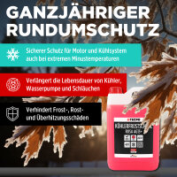 2x TECPO Kühlerfrostschutz Kühlmittel AG13+ rosa (-40 C°) Antifreeze 5L