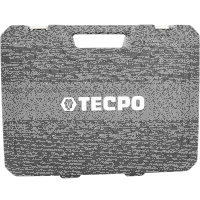 TECPO Kühlsystem Abdrückgerät 27-teilig + 5L Kühlerfrostschutz Kühlmittel AG13+ rosa (-40 C°) Antifreeze