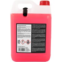 TECPO Kühlsystem Abdrückgerät 27-teilig + 5L Kühlerfrostschutz Kühlmittel AG13+ rosa (-40 C°) Antifreeze