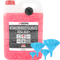 TECPO Kühlerfrostschutz Kühlmittel AG13+ rosa...