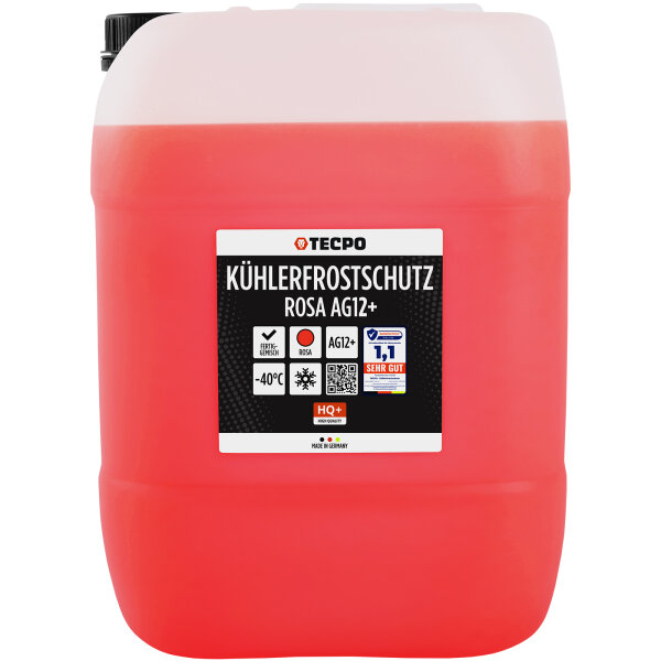TECPO Kühlerfrostschutz G12+ -40°C, 20L
