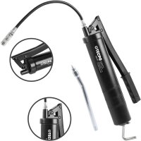 TECPO Mehrzweckfett 3x400g Hochleistungs Li-Komplex Schmierfett KP 2N-30 Lithium Fett + Fettpresse mit Handhebel