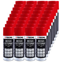 TECPO Weisses Fettspray Sprühfett White Grease 36x...