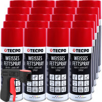 TECPO Weisses Fettspray Sprühfett White Grease 20x...