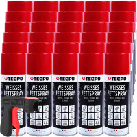 TECPO Weisses Fettspray Sprühfett White Grease 30x...