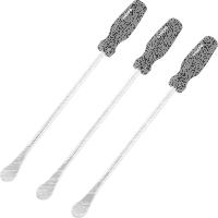 TECPO Reifenmontagepaste schwarz 5 kg + Pinsel für Reifenmontagepaste Ø40mm + Reifen Montiereisen und Felgenkantenschutz-Satz 13-tlg.