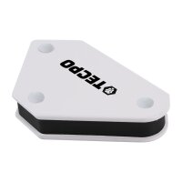 4x TECPO Magnet Schweißwinkel 4 kg 9 lbs + 2x Masseklemme + Zink Spray ALU Hell 400 ml bis 300°C Grundierung Rostschutz Korrosionsschutz