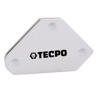 4x TECPO Magnet Schweißwinkel 4 kg 9 lbs + 2x Masseklemme + Zink Spray ALU Hell 400 ml bis 300°C Grundierung Rostschutz Korrosionsschutz