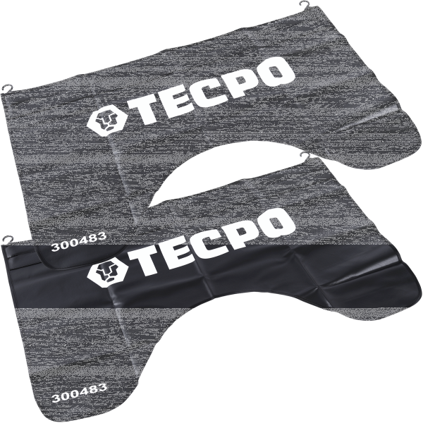2x TECPO Universal Kotflügelschoner magnetisch mit Haken
