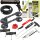 PETEC Scheibenkleber-Set + Ausbau-Werkzeug + Druckluft-Kartuschenpresse + 2x Gummi-Doppelsauger