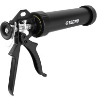 TECPO Montagekleber HIGH TACK Baukleber, 2x 455g Kleber + Dichtstoffe MS-Polymer SMP + Alu-Kartuschenpresse 220 mm