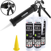 4x TECPO Universal Klebe- und Dichtstoff FLEX SEAL 522...