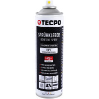 3x TECPO Sprühkleber 110°C  Wärmestand mit Hohe Anfangshaftung Spezial Kleber Industriekleber Alleskleber