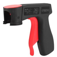 3x TECPO Sprühkleber 110°C  Wärmestand mit Hohe Anfangshaftung Spezial Kleber Industriekleber Alleskleber + Sprühpistole für Spraydosen Aerosol-Dosen