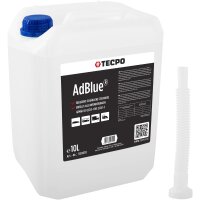 TECPO AdBlue® mit Ausgießer 10 Liter SCR Harnstofflösung + SCR Anti-Kristall Additiv Konzentrat AdBlue® 250 ml