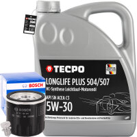 BOSCH Ölfilter + 5L TECPO 5W-30 LONGLIFE PLUS...