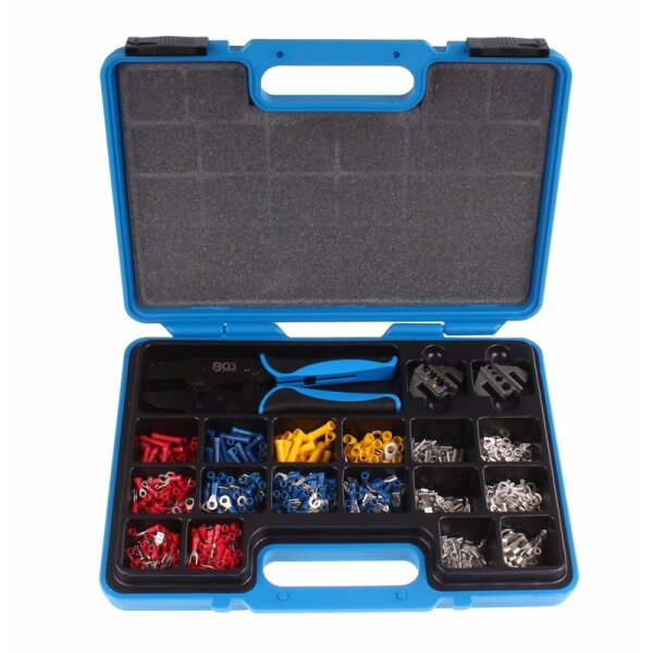 BGS Crimpzangensatz mit 1000 Kabelschuhen