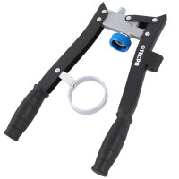 5x TECPO Universal Mehrzweckfett EP2, 500g + Zweihand-Kartuschen Fettpresse 2in1 PROFI-Ausführung 500g für Schraubkartuschen / Fett Mehrzweckfett