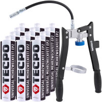 12x TECPO Universal Mehrzweckfett EP2, 500g +...