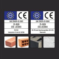 3x TECPO Injektionsmörtel SF 300 Verbundmörtel Montagemörtel 300 ml + Kartuschenpresse 25:1 für Kartuschen 150–310 ml