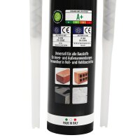 6x TECPO Injektionsmörtel SF 300 Verbundmörtel Montagemörtel 300 ml + Kartuschenpresse 25:1 für Kartuschen 150–310 ml