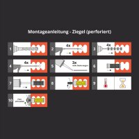 6x TECPO Injektionsmörtel SF 300 Verbundmörtel Montagemörtel 300 ml + Kartuschenpresse 25:1 für Kartuschen 150–310 ml