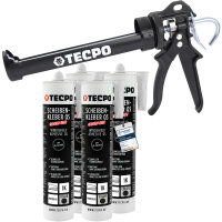 4x TECPO Scheibenkleber 290 ml MS-Polymer +...