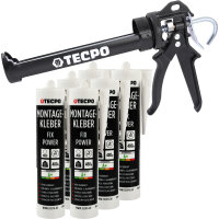 6x TECPO Universal Montagekleber Ultra FIX Power...