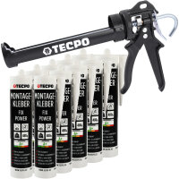 10x TECPO Universal Montagekleber Ultra FIX Power...
