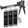 3x TECPO KKD 801 Karosserie Klebe- und Dichtmasse, 370g + Kartuschenpresse Kartuschenpistole 25:1 für Kartuschen 150–310 ml (bis 220 mm Länge)