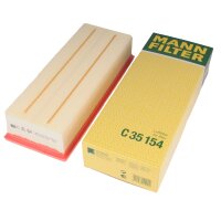 MANN-FILTER Inspektionspaket für VAG + 5L TECPO 5W-30 LONGLIFE PLUS MOTORÖL für VW 504.00 507.00