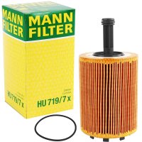 MANN-FILTER Inspektionspaket für VAG + 5L TECPO 5W-30 LONGLIFE PLUS MOTORÖL für VW 504.00 507.00