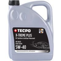 5L TECPO 5W-40 X-TREME PLUS Motoröl für VW 502.00 505.00 MB 229.3 226.5 BMW LL-01 LL-98