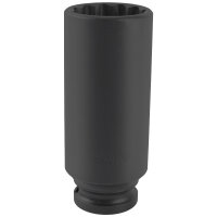 5x TECPO Kraft-Steckschlüssel-Einsatz 1/2" SW...