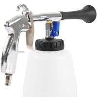 TECPO Druckluft Reinigungspistole 1L + MultiCleaner Allesreiniger KONZENTRAT HQ+ – 10 in 1 Universalreiniger 5 L