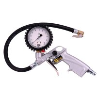 BGS Druckluft Reifenfüller geeicht Reifenmesser Reifenprüfer Messgerät Reifenfüll