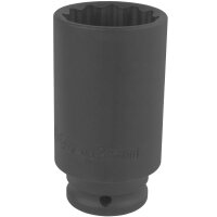 TECPO Vielzahn Kraft Steckschlüssel Nuss 1/2 Zoll, 36 mm