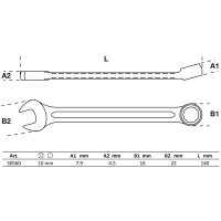 BGS Maul-Ringschlüssel | SW 10 mm