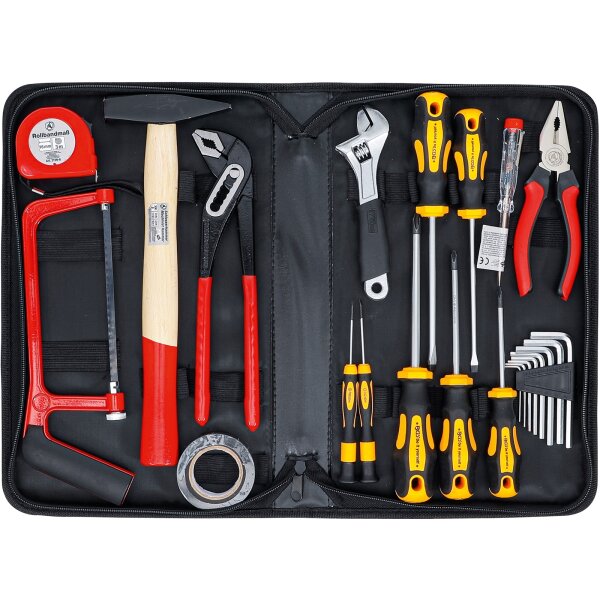 BGS DIY Werkzeugsortiment, 23-tlg. Handwerker Werkzeug Set