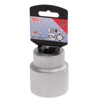 BGS Steckschlüssel-Einsatz Sechskant | Antrieb Innenvierkant 20 mm (3/4") | SW 44 mm
